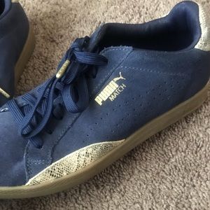 Puma Match- Navy blue suede